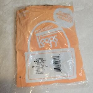 L'eggs Knee Highs Sheer Toe Nude